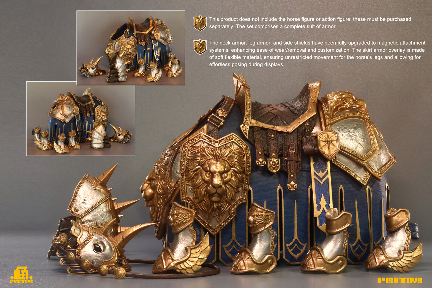 Knight's Glory Full Armor Set Components  1/12 Scale