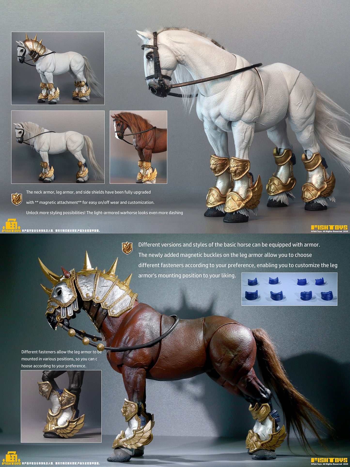 Knight's Glory Full Armor Set Components  1/12 Scale